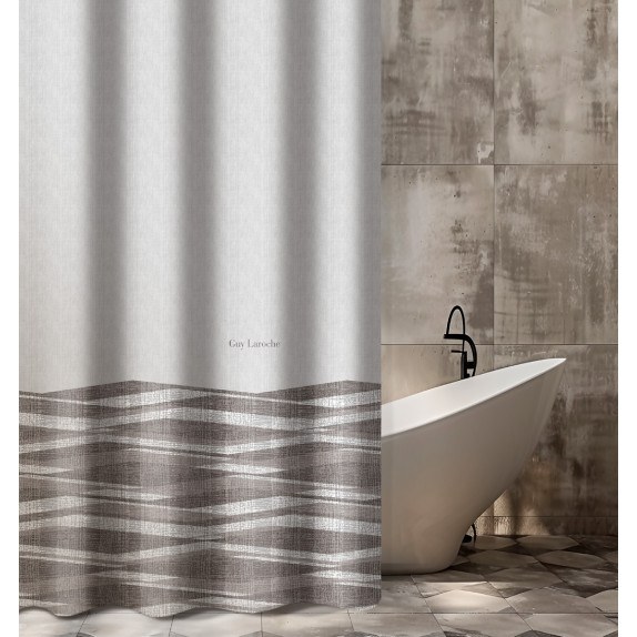 Κουρτίνα Μπάνιου Guy Laroche Active Taupe 240x185