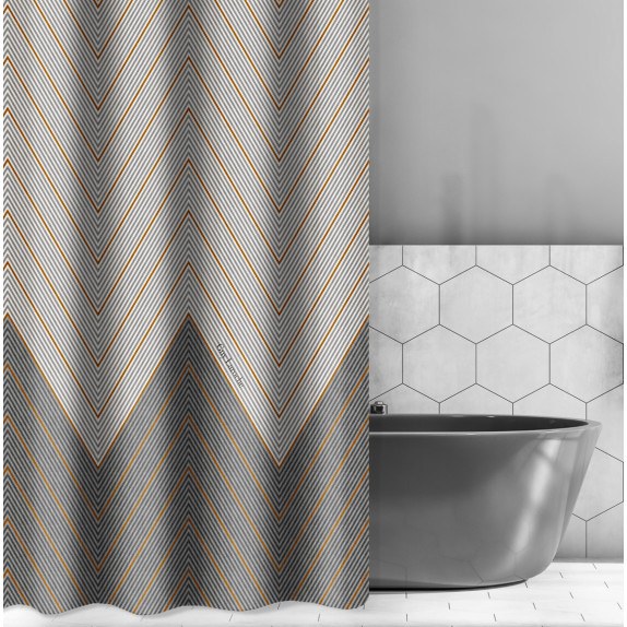 Κουρτίνα Μπάνιου Guy Laroche Canyon Anthracite 240x185