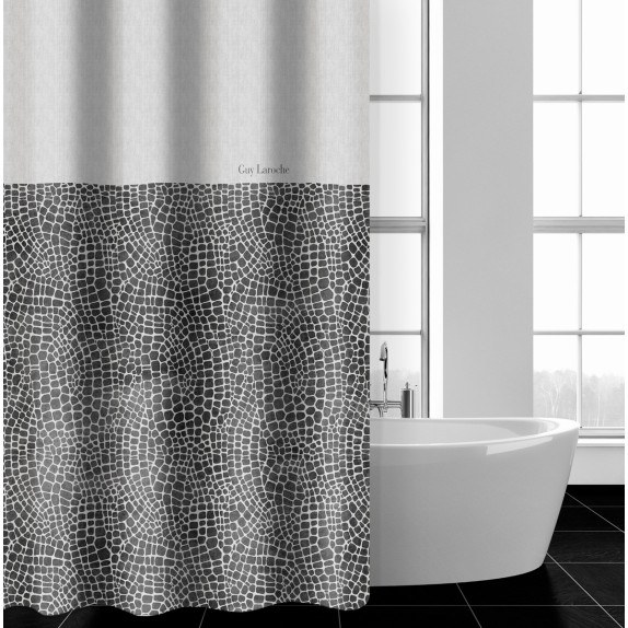 Κουρτίνα Μπάνιου Guy Laroche Safari Anthracite 240x185