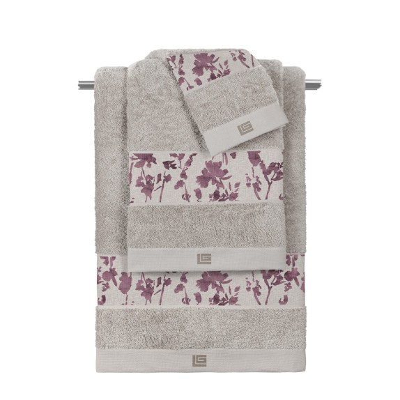 Σετ Πετσέτες 3 Τεμαχίων Guy Laroche Romance Silver...