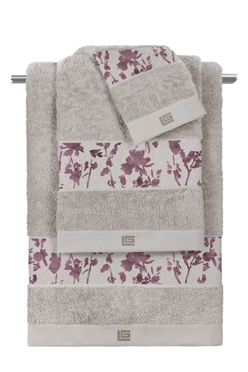 Guy Laroche - ΣΗΜΑΝΤΙΚΟ: Σε περίπτωση διαφοράς τιμής από το κατάστημα ισχύει παντα και μόνο η τιμή του καταστήματος Σετ Πετσέτες 3 Τεμαχίων Guy Laroche Romance Silver 30x5