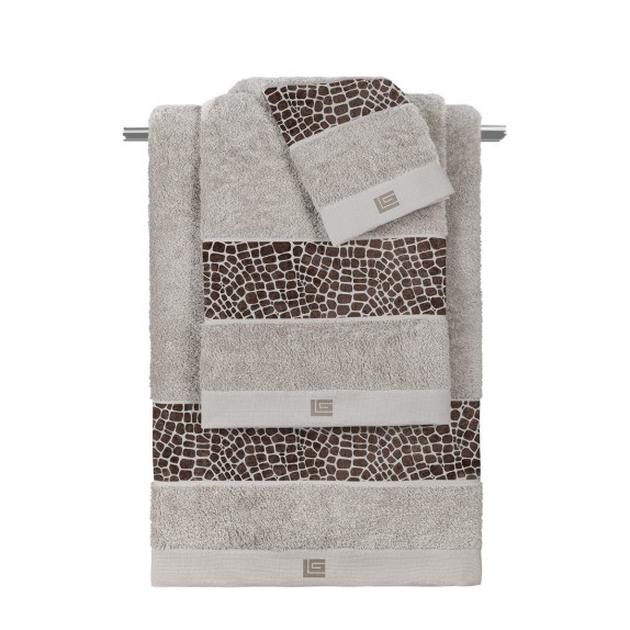 Σετ Πετσέτες 3 Τεμαχίων Guy Laroche Safari Silver...