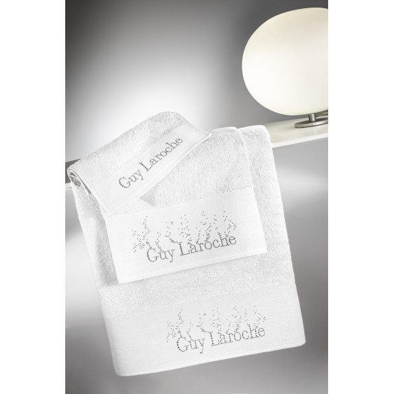 Σετ Πετσέτες 3 Τεμαχίων Guy Laroche Pandora White...