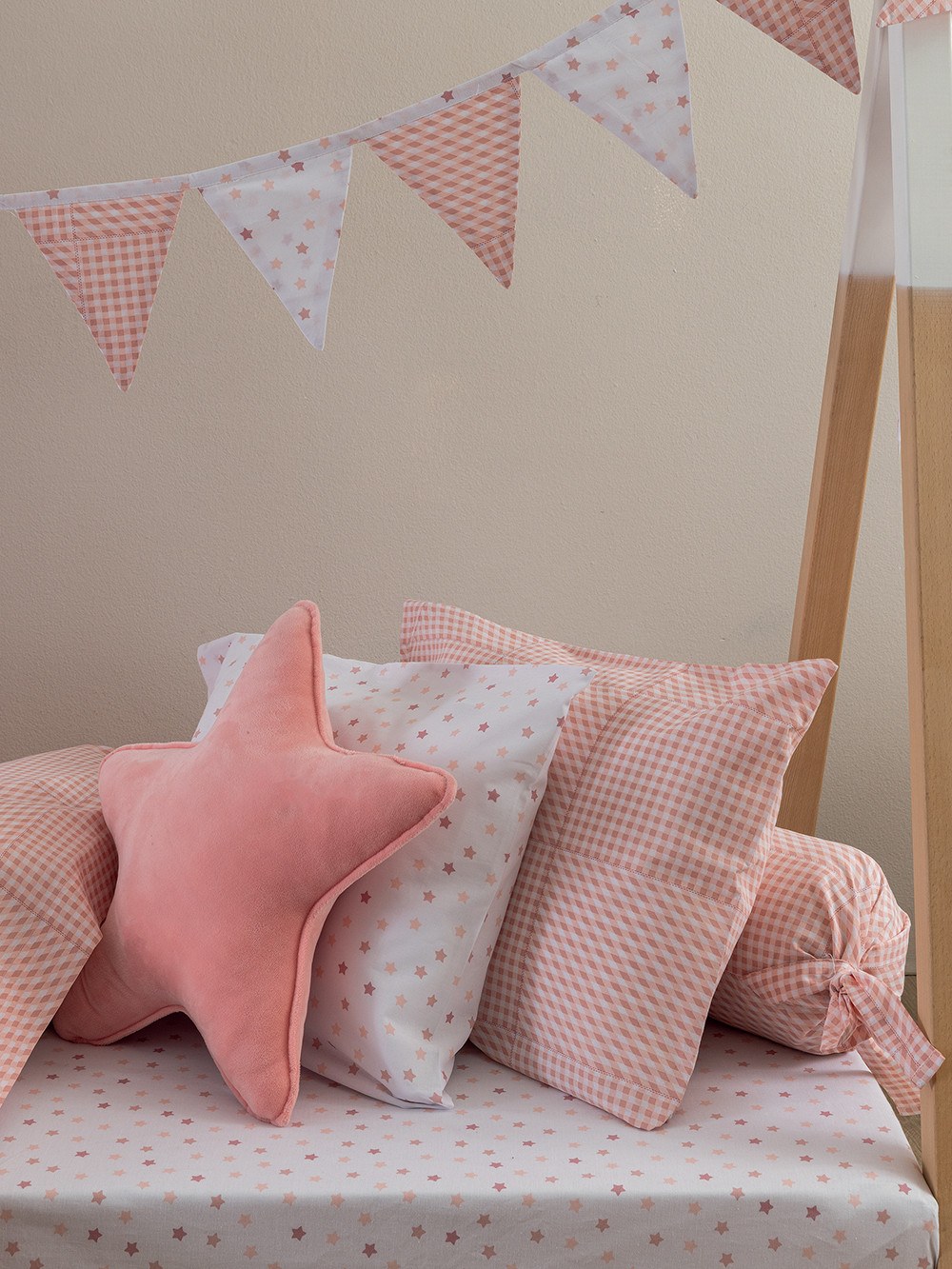 Σεντόνι Κούνιας Palamaiki BB101 Ροζ 130x170