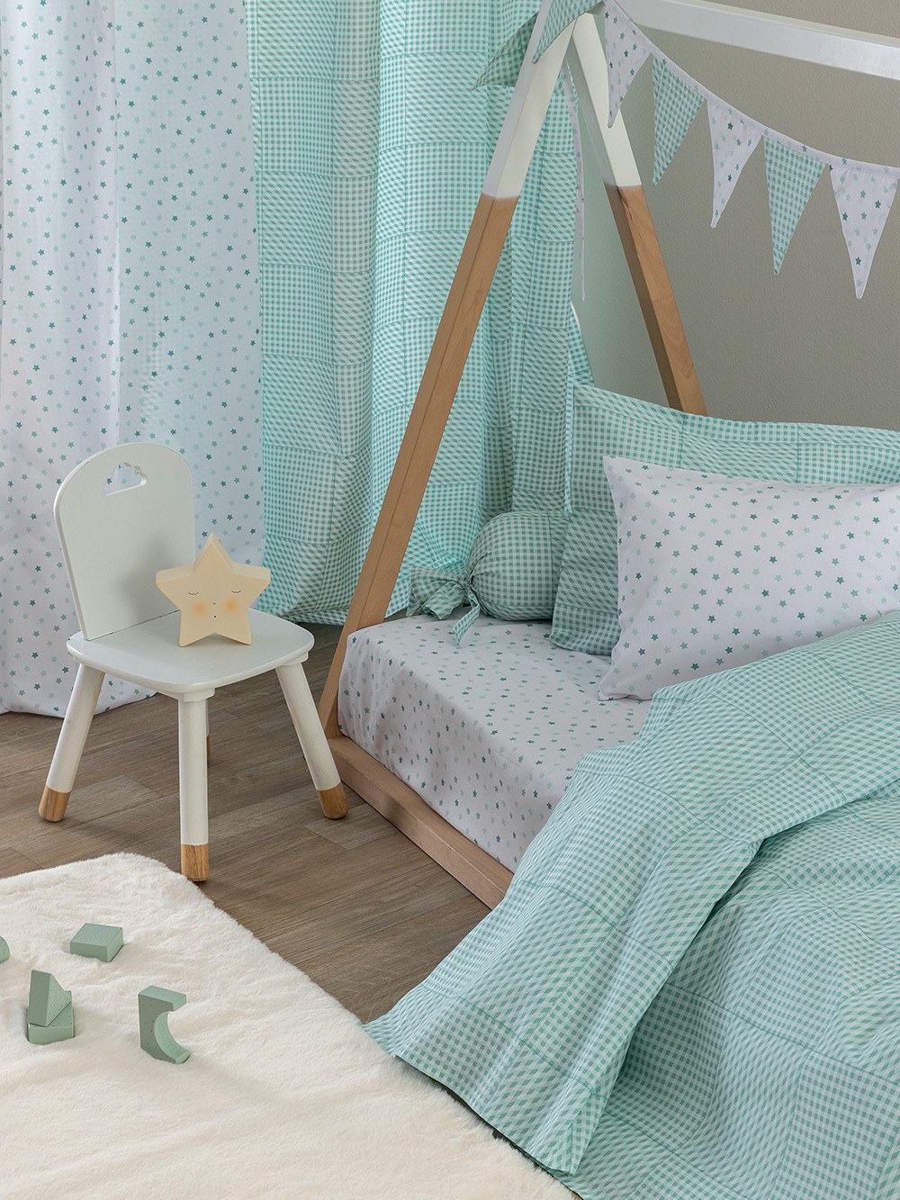 Σεντόνι Μεμονωμένο Κούνιας 130X170 Palamaiki Bb101 Rose Χωρίς Λάστιχο (130x170)