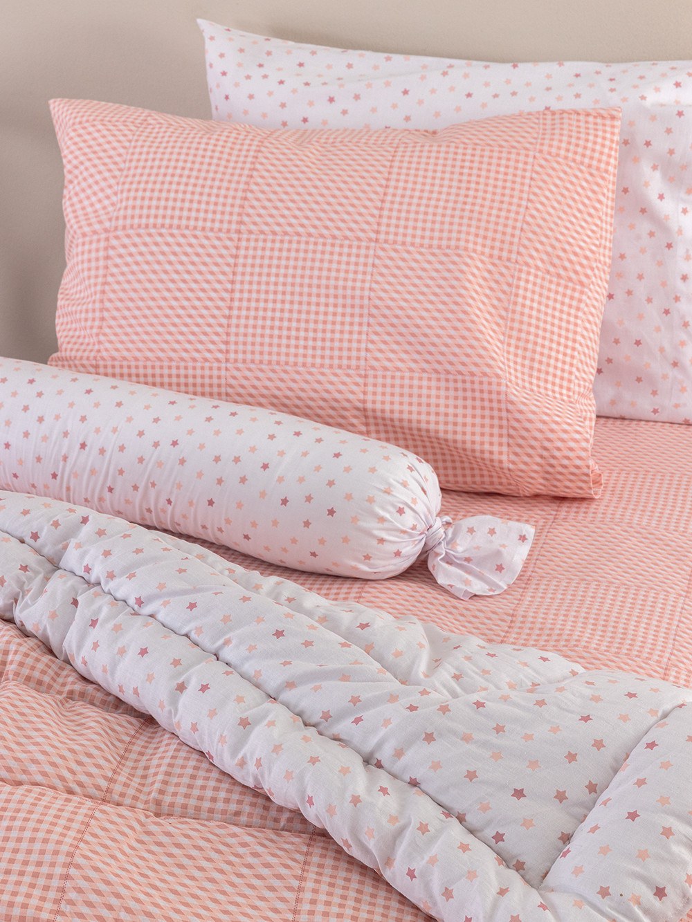 Σετ Μαξιλαροθήκες Palamaiki BB100 Ροζ 52x72