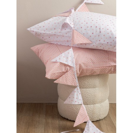 Σετ Μαξιλαροθήκες Palamaiki BB100 Ροζ 52x72