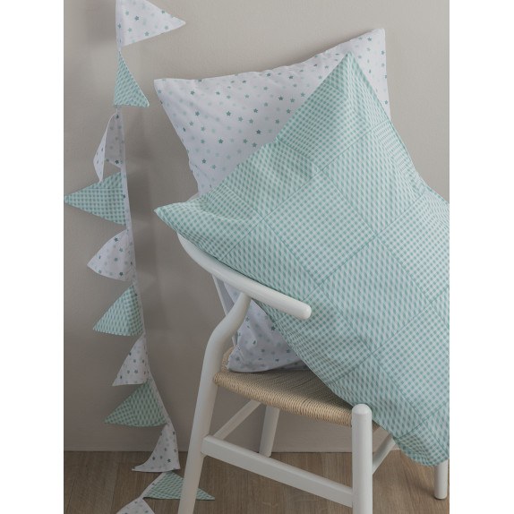 Σετ Μαξιλαροθήκες Palamaiki BB100 Μπλε 52x72