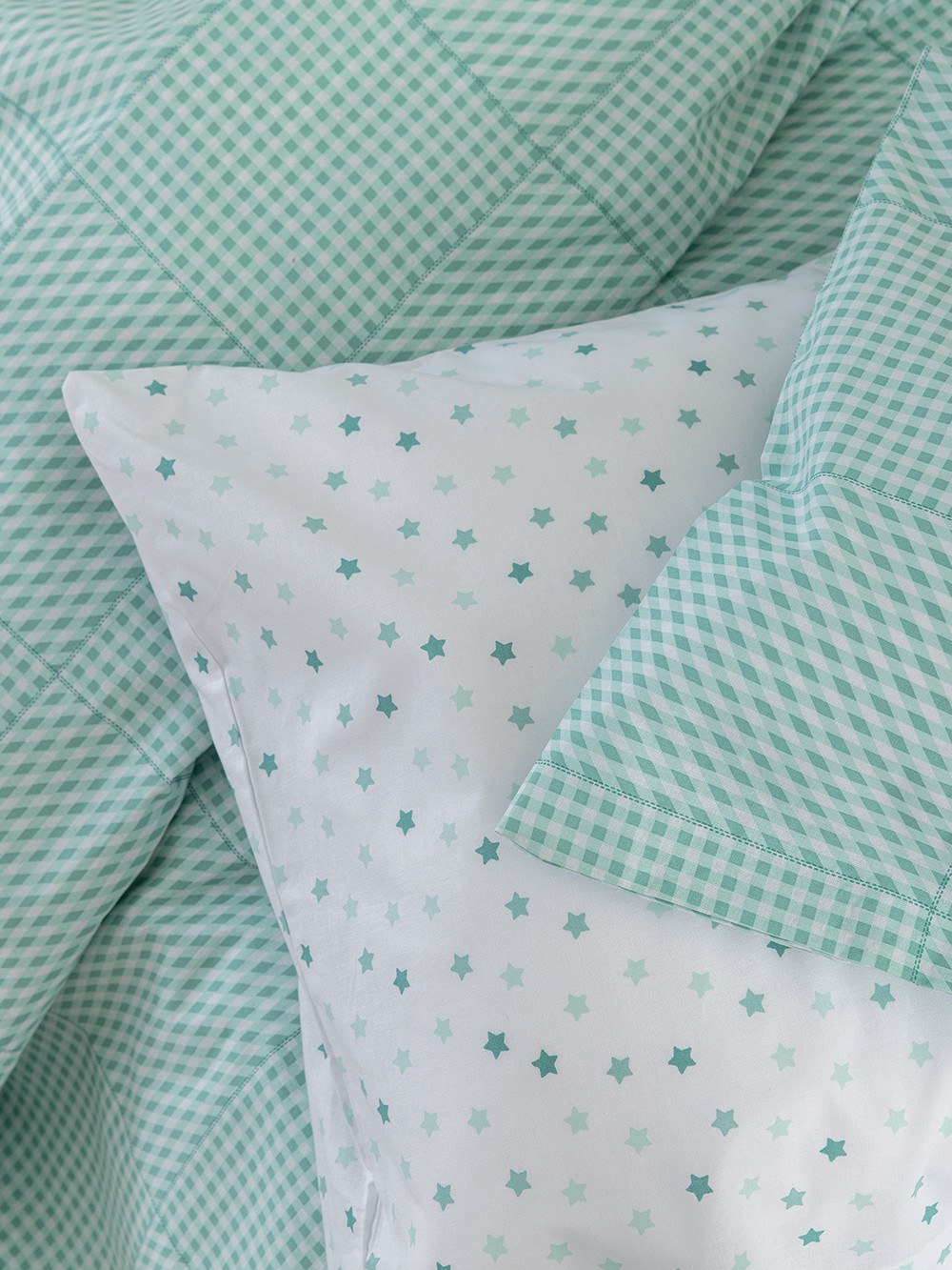 Σετ Μαξιλαροθήκες Palamaiki BB101 Μπλε 52x72