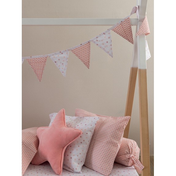 Διακοσμητικά σημαιάκια Palamaiki BB100-BB101 Ροζ 240cm