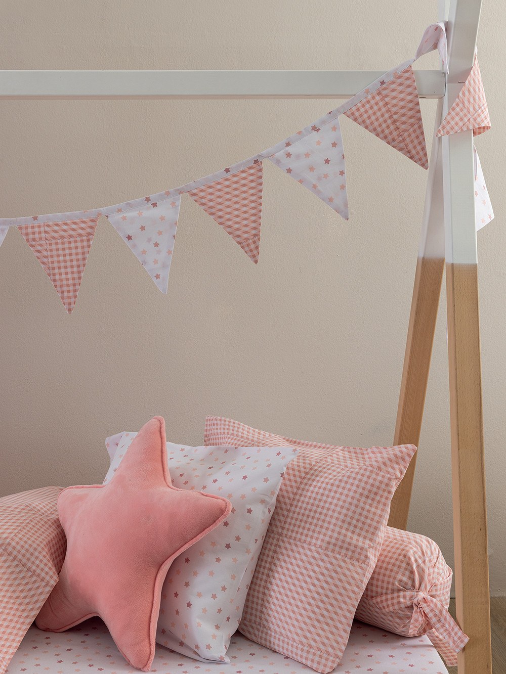 Διακοσμητικά σημαιάκια Palamaiki BB100-BB101 Ροζ 240cm