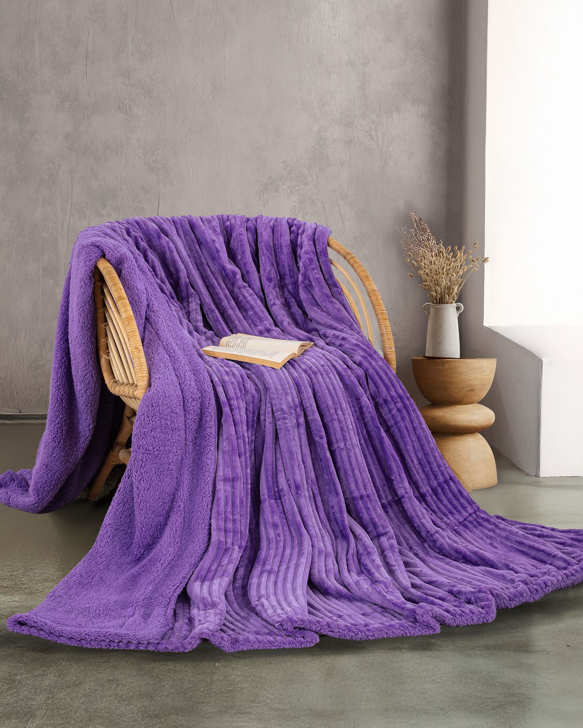 Κουβέρτα Γούνινη με Sherpa Υπέρδιπλη Rythmos Jollein Μο