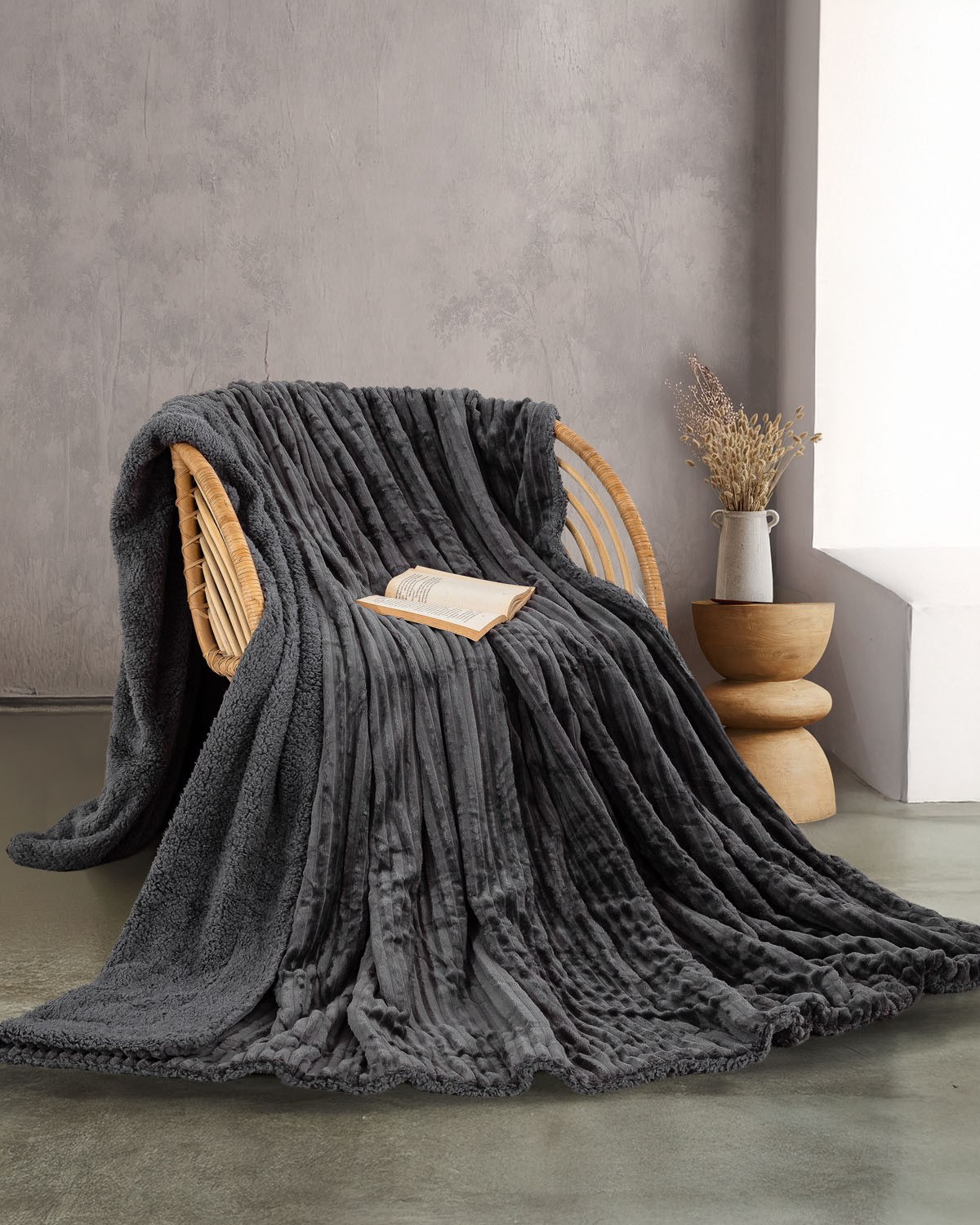 Κουβέρτα Γούνινη με Sherpa Υπέρδιπλη Rythmos Jollein Αν