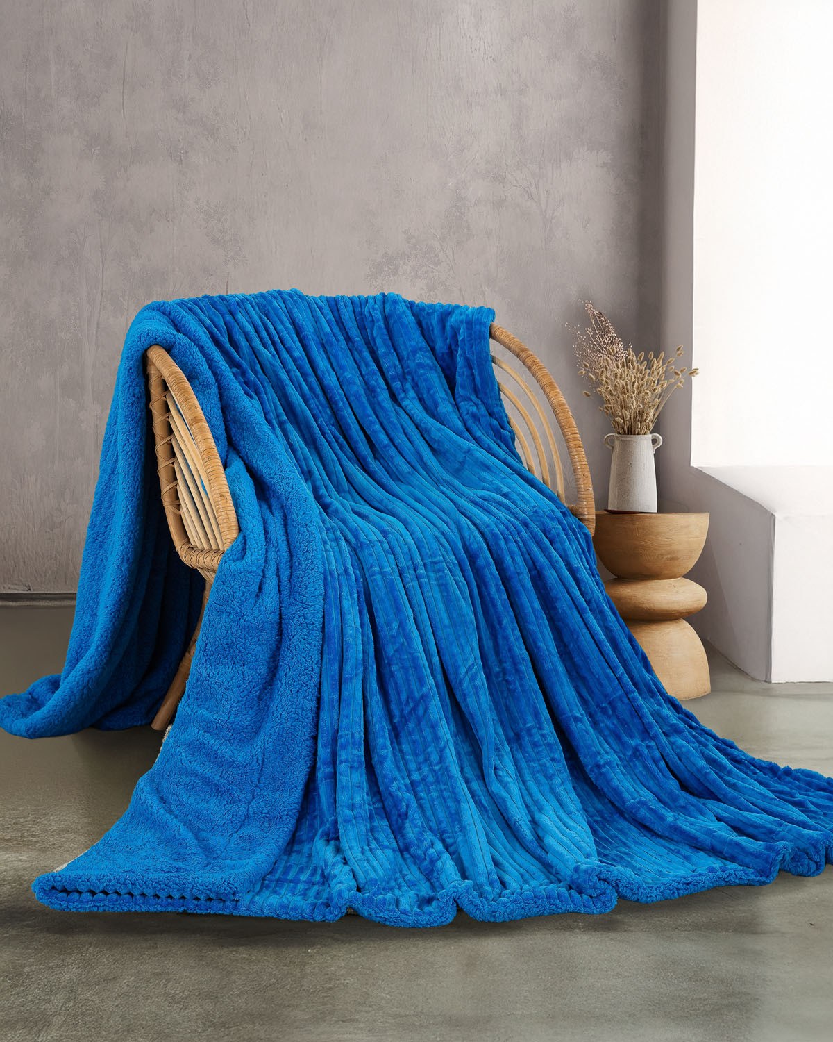 Κουβέρτα Γούνινη με Sherpa Υπέρδιπλη Rythmos Jollein Μπ