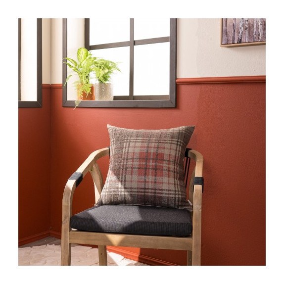 Μαξιλαροθήκη Teoran Scottich 02 - 50x50cm με γέμιση