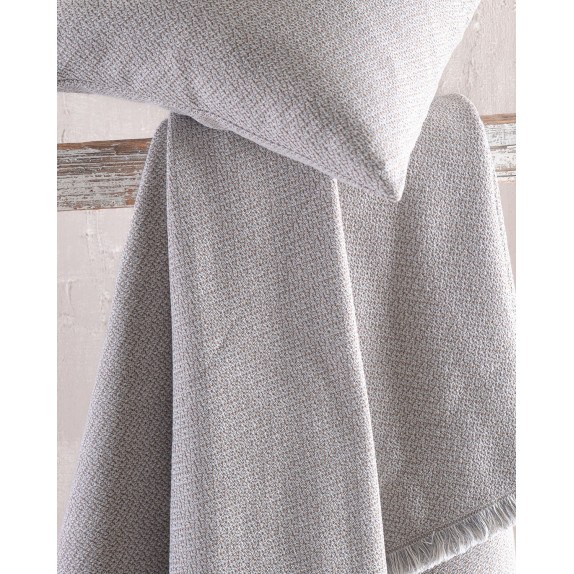 Ριχτάρι Τετραθέσιου Rythmos Santorini Γκρι-Καφε 180x330