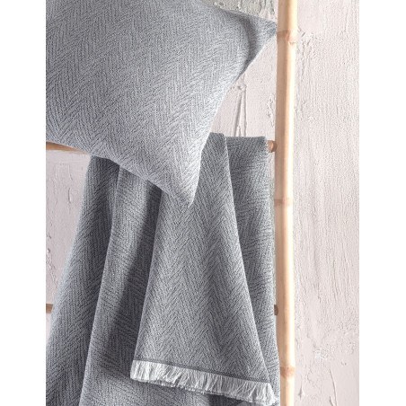 Ριχτάρι Τετραθέσιου Rythmos Bosphore Γκρι Σκουρο 180x330