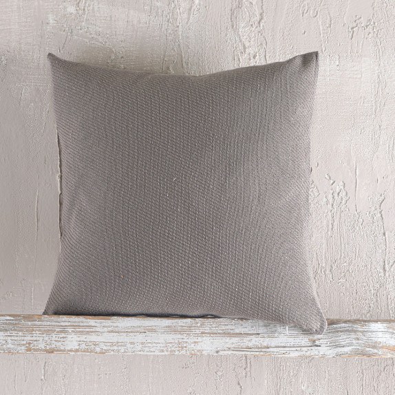 Μαξιλαροθήκη Διακόσμησης Rythmos Reve Καφε-Γκρι 40x40