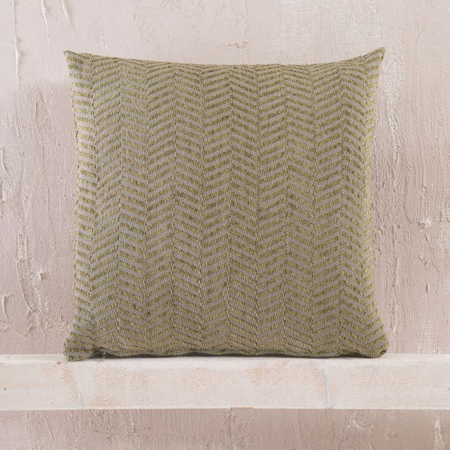 Μαξιλαροθήκη Διακόσμησης Rythmos Yard Λαδι 40x40