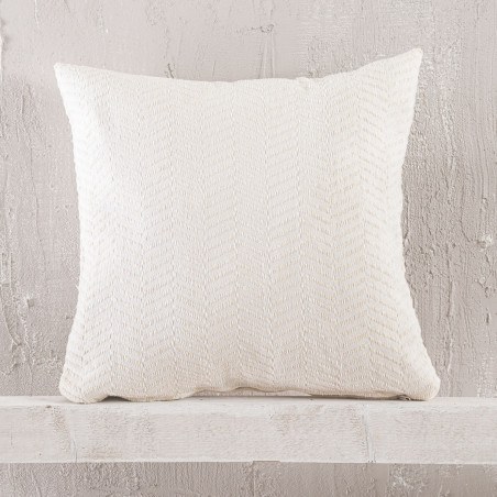 Μαξιλαροθήκη Διακόσμησης Rythmos Yard Εκρου 40x40