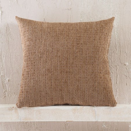 Μαξιλαροθήκη Διακόσμησης Rythmos Corvet Καφε 40x40
