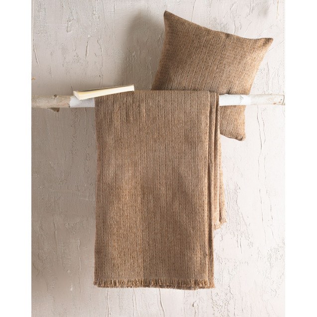 Μαξιλαροθήκη Διακόσμησης Rythmos Corvet Καφε 40x40