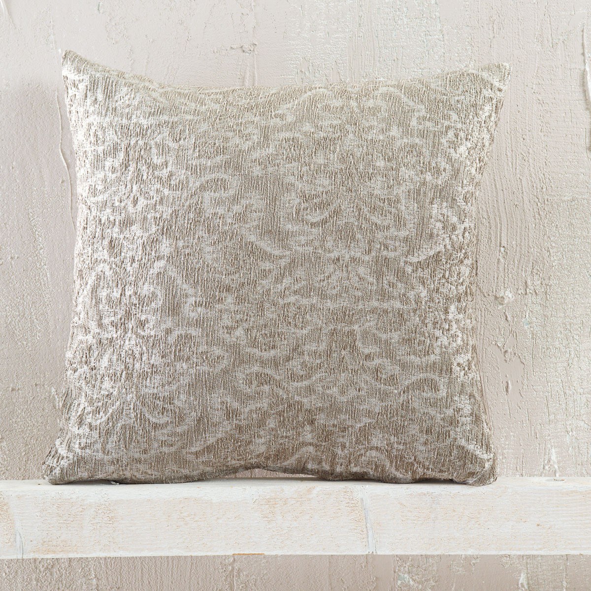 Μαξιλαροθήκη Διακόσμησης Rythmos Bianco Μπεζ 40x40