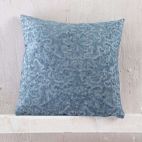 Μαξιλαροθήκη Διακόσμησης Rythmos Bianco Μπλε 40x40