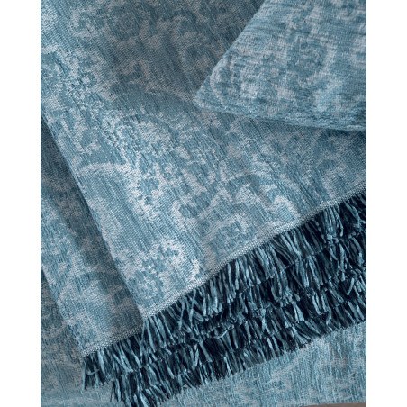 Ριχτάρι Πολυθρόνας Rythmos Bianco Μπλε 180x160