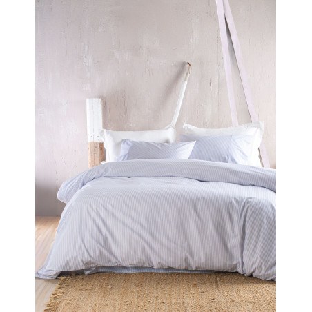 Σετ Παπλωματοθήκη Μονή 2 Τεμαχίων Rythmos Motiv  Γαλαζιο 160x250