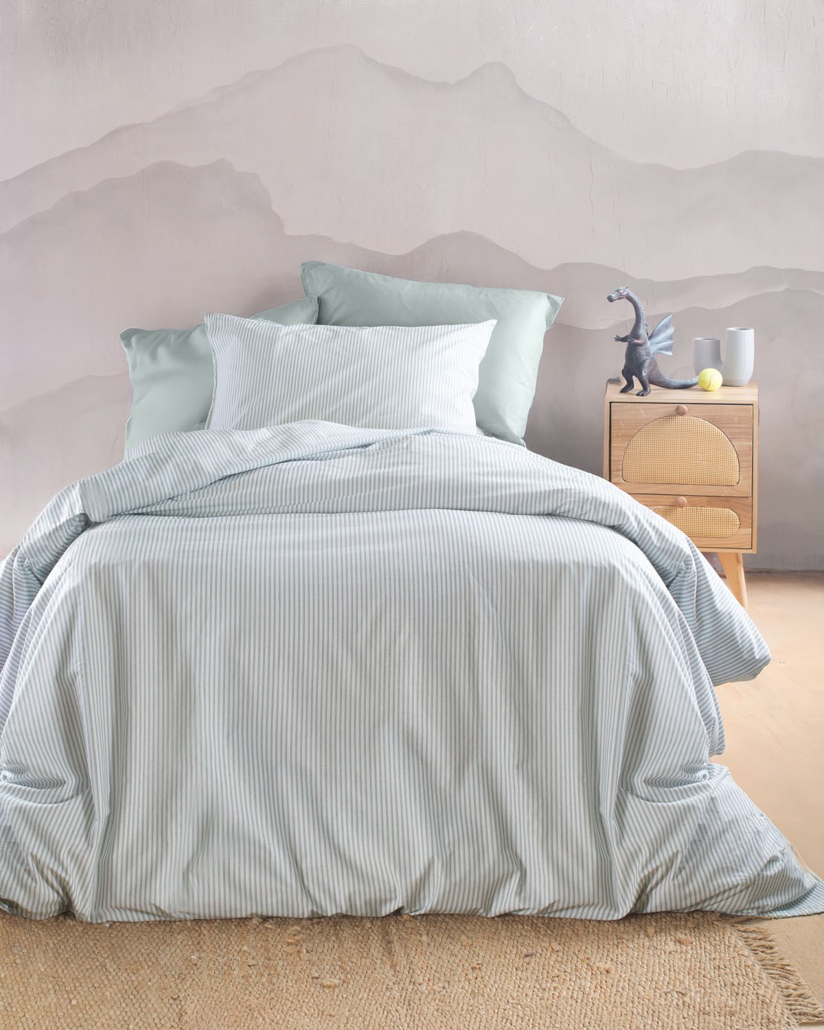 Σετ Σεντόνια Μονά με Λάστιχο 3 Τεμαχίων Rythmos Motiv Β