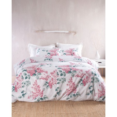 Σετ Σεντόνια King Size 4 Τεμαχίων Rythmos Eve  Ροζ 270x290