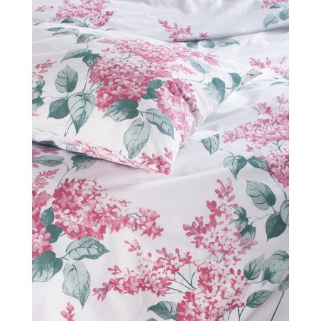 Σετ Σεντόνια King Size 4 Τεμαχίων Rythmos Eve  Ροζ 270x290