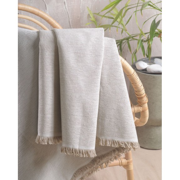 Μαξιλαροθήκη Διακόσμησης Rythmos Vernier  Μπεζ 40x40