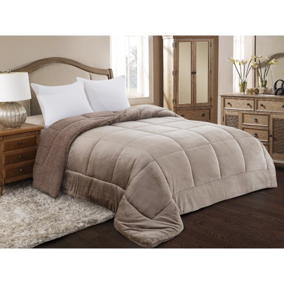 Κουβερτοπαπλωμα King Size 240x260 Adam Home (805) Brown