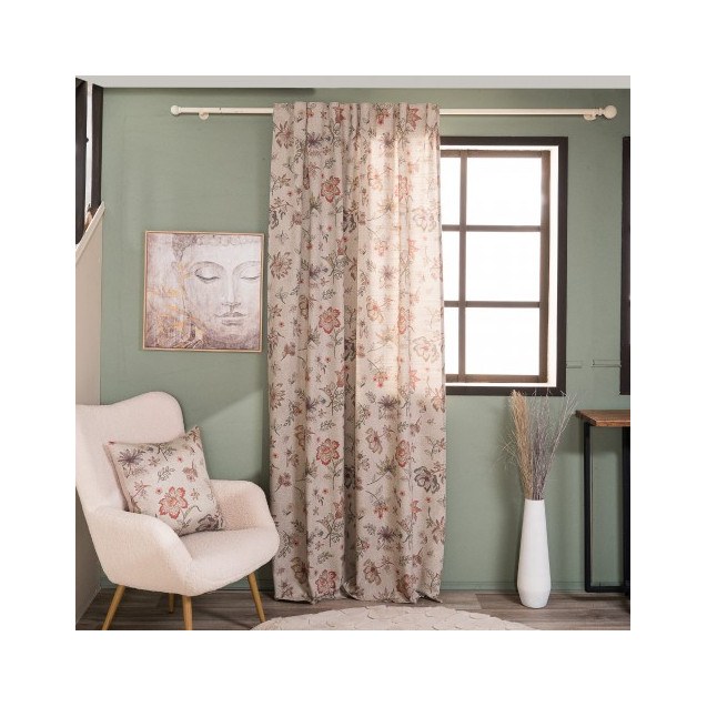 Κουρτίνα Teoran (Έτοιμη Ραμμένη) Frias - 140x260cm