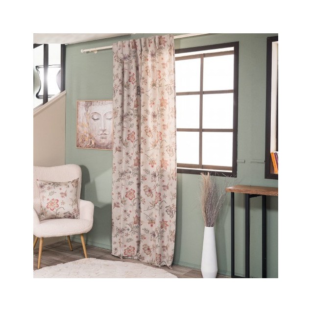 Κουρτίνα Teoran (Έτοιμη Ραμμένη) Frias - 140x260cm