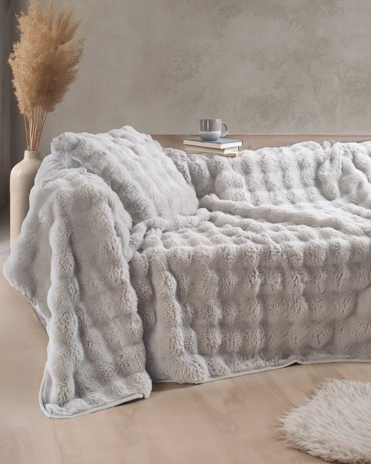 Ριχτάρι Πολυθρόνας Rythmos Rabbit Γκρι 180x160