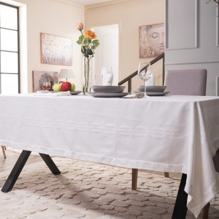 Τραπεζομάντηλο Teoran Albas 00 - 155 x 260 cm