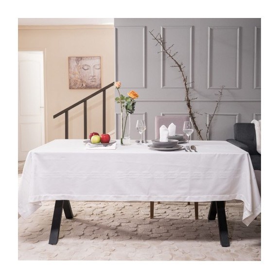 Τραπεζομάντηλο Teoran Albas 00 - 155 x 320 cm