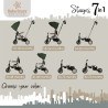 Ποδηλατάκι τρίκυκλο Bebe Stars Urban 7in1 Forest Green 822-179