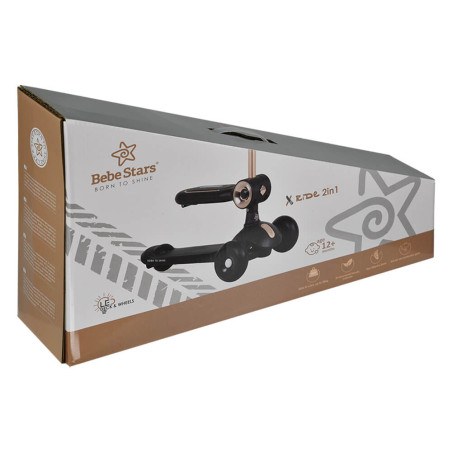 Πατίνι Bebe Stars X-Ride 2in1 Black 671-188