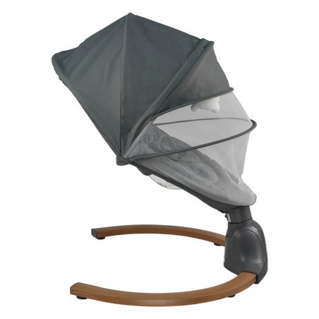 Κούνια Ηλεκτρική Bebe Stars Fluffy Smoked Grey 257-186
