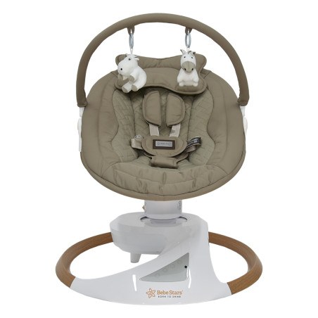 Κούνια Ηλεκτρική Bebe Stars Snuggle Natural Beige 256-182