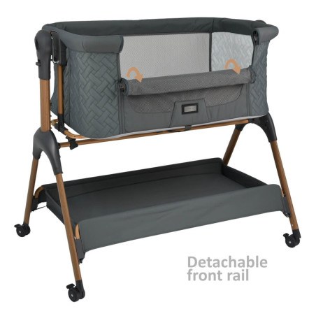 Λίκνο Bebe Stars Style 2 in 1 Smoked Grey 847-186