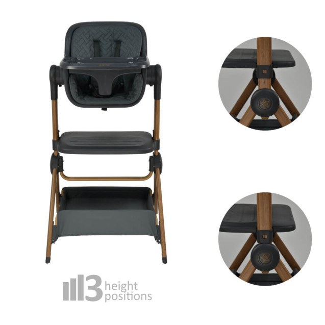 Λίκνο Bebe Stars Serenity 2 in 1 Smoked Grey...