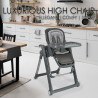 Καρέκλα Φαγητού-Κούνια Bebe Stars Yum-Yum 2σε1 Grey 870-186