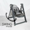 Καρέκλα Φαγητού-Κούνια Bebe Stars Yum-Yum 2σε1 Grey 870-186