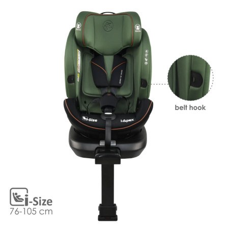 Κάθισμα Αυτοκινήτου Bebe Stars i-Apex i-Size 360° Green 916-176