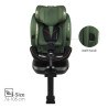 Κάθισμα Αυτοκινήτου Bebe Stars i-Apex i-Size 360° Green 916-176